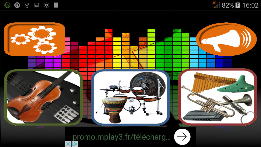 Run android online APK Music Instruments from MyAndroid or emulate Music Instruments using MyAndroid