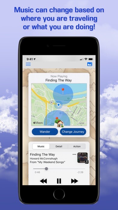 Emulate iPhone app Music Journeys using MyAndroid