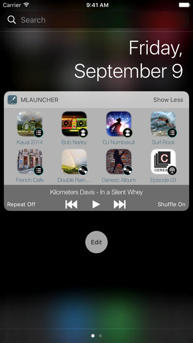 Emulate iPhone app Music Launcher with Widget using MyAndroid Emulate iPhone app Music Launcher with Widget using MyAndroid