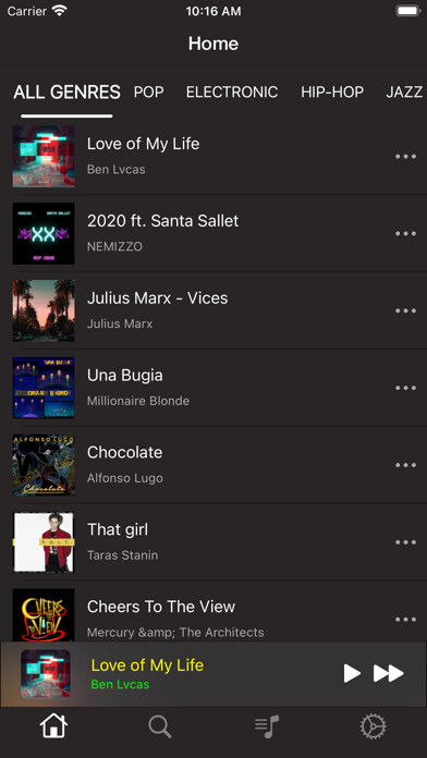 Emulate iPhone app Music Library - MP3 Player using MyAndroid Emulate iPhone app Music Library - MP3 Player using MyAndroid
