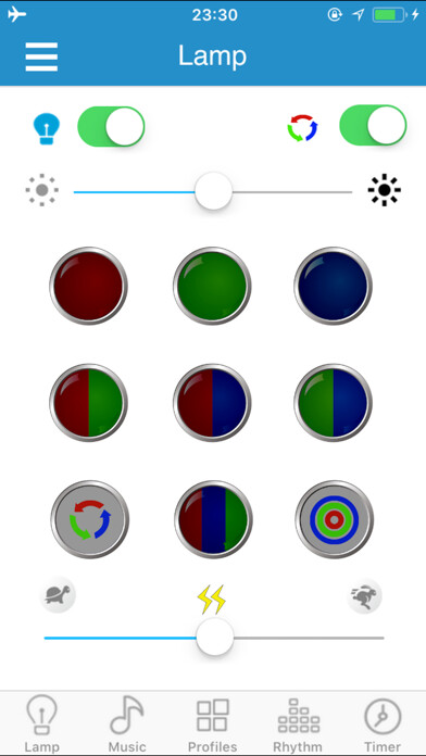 Emulate iPhone app Music-Light using MyAndroid