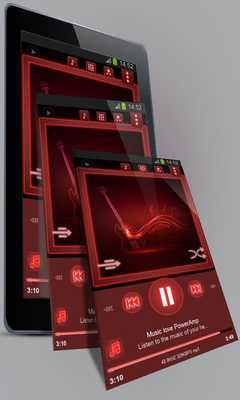 Emulate Android APK Music love Poweramp Skin