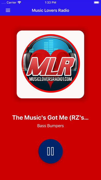 Emulate iPhone app Music Lovers Radio using MyAndroid