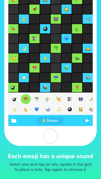Emulate iPhone app Music Maker - Emoji Tunes using MyAndroid