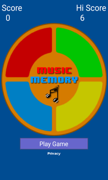Run android online APK Music Memory from MyAndroid or emulate Music Memory using MyAndroid