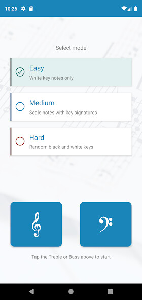 Run android online APK Music Note Reading from MyAndroid or emulate Music Note Reading using MyAndroid
