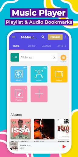 Emulate Music player for Android- Audio & MP3 Music Player from MyAndroid or run Music player for Android- Audio & MP3 Music Player using MyAndroid