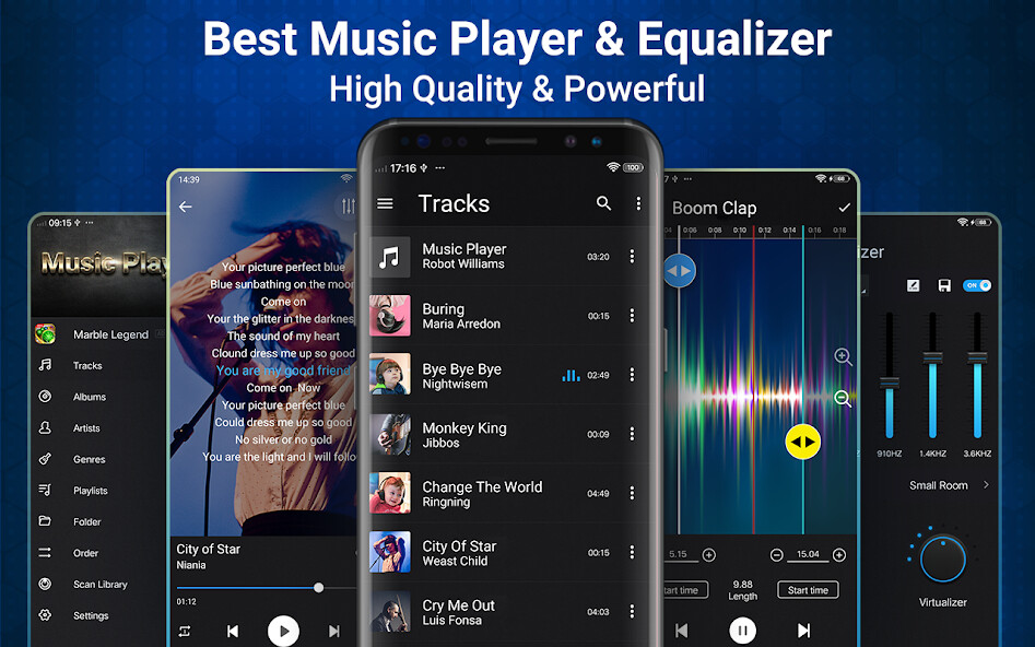 Run android online APK Music Player for Android-Audio from MyAndroid or emulate Music Player for Android-Audio using MyAndroid