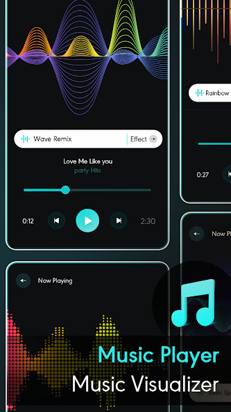 Emulate Music Player -Music Visualizer from MyAndroid or run Music Player -Music Visualizer using MyAndroid