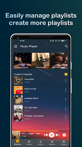 Run android online APK Music Player - Play Mp3 Audio from MyAndroid or emulate Music Player - Play Mp3 Audio using MyAndroid