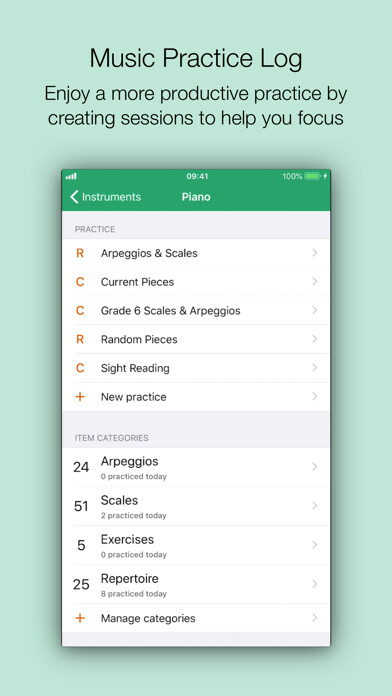 Emulate iPhone app Music Practice Log - Tracker using MyAndroid Emulate iPhone app Music Practice Log - Tracker using MyAndroid