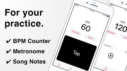 Emulate iPhone app Music Practice Tool Metronotes using MyAndroid