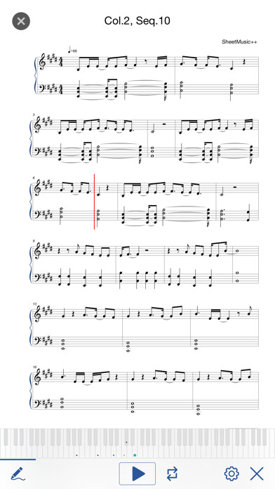 Emulate iPhone app Music Reader -Sheet Music Note using MyAndroid