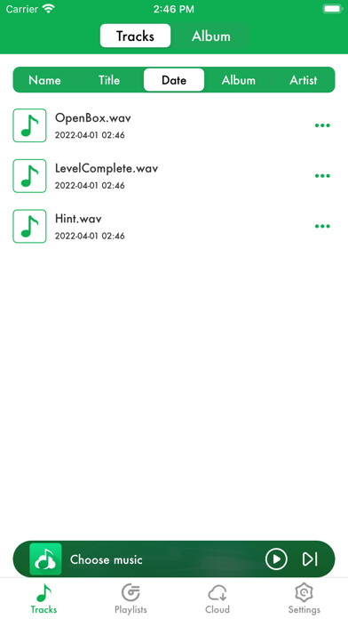 Emulate iPhone app MusicSync:cloud & offline play using MyAndroid