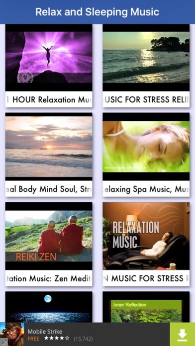 Emulate iPhone app Music Therapy-Relaxing-sleeping videos using MyAndroid Emulate iPhone app Music Therapy-Relaxing-sleeping videos using MyAndroid