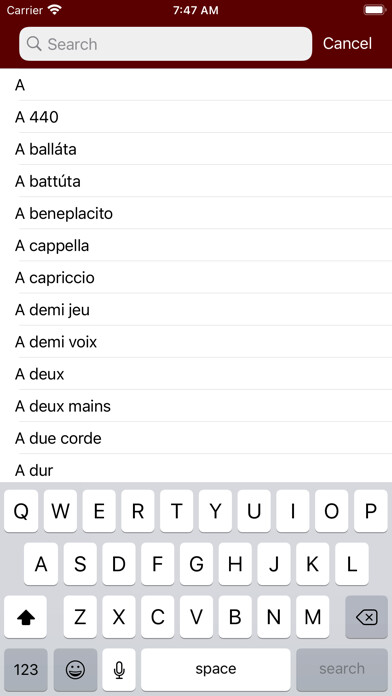 Emulate iPhone app MusicTools Music Dictionary using MyAndroid Emulate iPhone app MusicTools Music Dictionary using MyAndroid