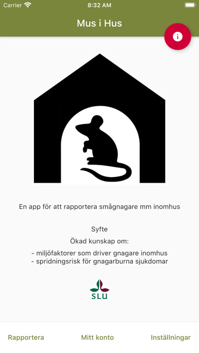 Emulate iPhone app Mus i Hus using MyAndroid