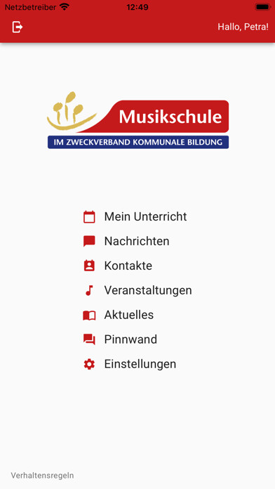 Emulate iPhone app Musikschule Ebersberg using MyAndroid Emulate iPhone app Musikschule Ebersberg using MyAndroid