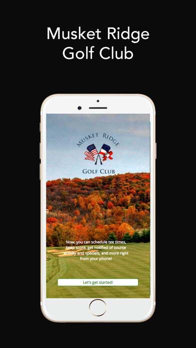 Emulate iPhone app Musket Ridge Golf Club using MyAndroid