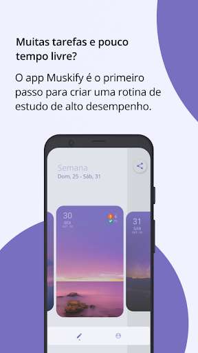 Run android online APK Muskify - Organize seus estudos from MyAndroid or emulate Muskify - Organize seus estudos using MyAndroid