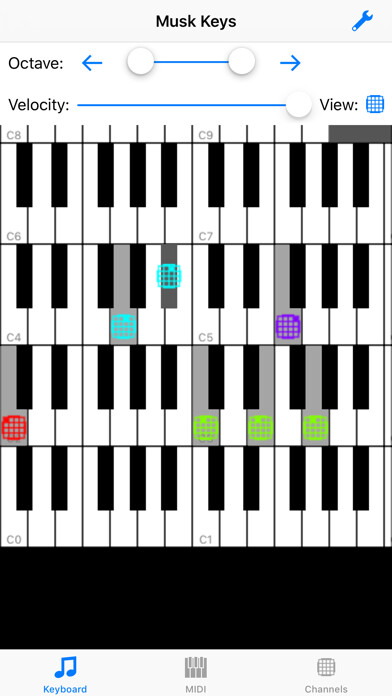 Emulate iPhone app Musk MIDI Keyboard using MyAndroid Emulate iPhone app Musk MIDI Keyboard using MyAndroid