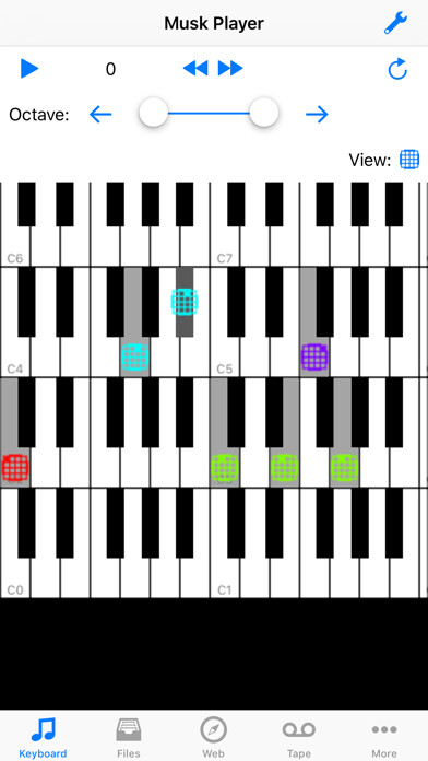 Emulate iPhone app Musk MIDI Player using MyAndroid Emulate iPhone app Musk MIDI Player using MyAndroid