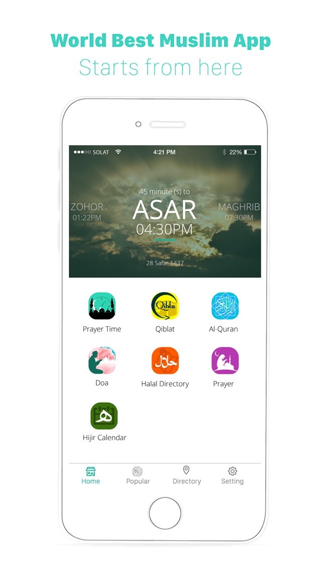 Emulate iPhone app Muslim Go using MyAndroid Emulate iPhone app Muslim Go using MyAndroid