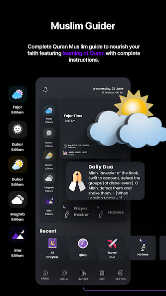 Run android online APK Muslim Guider from MyAndroid or emulate Muslim Guider using MyAndroid