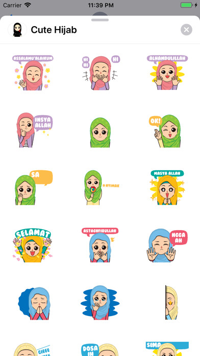 Emulate iPhone app Muslim Hijab Girl Greetings using MyAndroid Emulate iPhone app Muslim Hijab Girl Greetings using MyAndroid