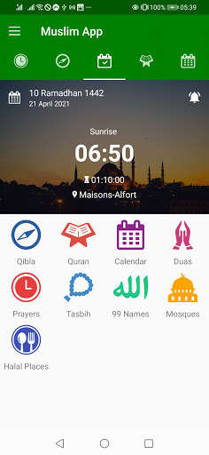 Run android online APK Muslim Prayer Time: Azan, Al quran, Qibla Compass from MyAndroid or emulate Muslim Prayer Time: Azan, Al quran, Qibla Compass using MyAndroid Run android online APK Muslim Prayer Time: Azan, Al quran, Qibla Compass from MyAndroid or emulate Muslim Prayer Time: Azan, Al quran, Qibla Compass using MyAndroid