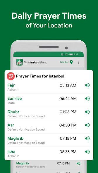 Run android online APK Muslim: Prayer Time, Qibla from MyAndroid or emulate Muslim: Prayer Time, Qibla using MyAndroid