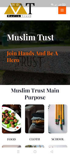 Run android online APK Muslim Trust from MyAndroid or emulate Muslim Trust using MyAndroid