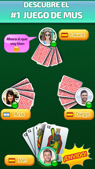 Emulate iPhone app Mus Maestro Juego mus & cartas using MyAndroid Emulate iPhone app Mus Maestro Juego mus & cartas using MyAndroid