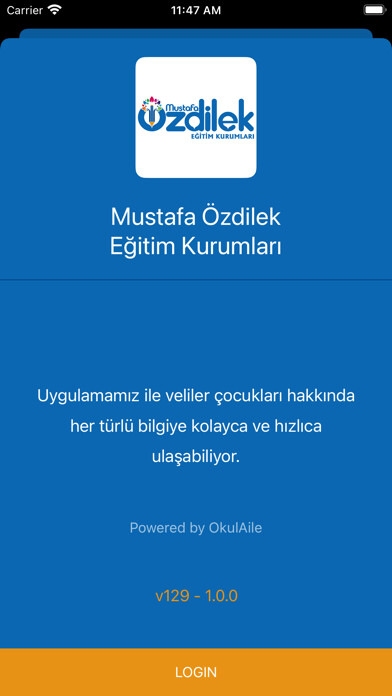 Emulate iPhone app Mustafa Özdilek Eğitim Kurum. using MyAndroid Emulate iPhone app Mustafa Özdilek Eğitim Kurum. using MyAndroid