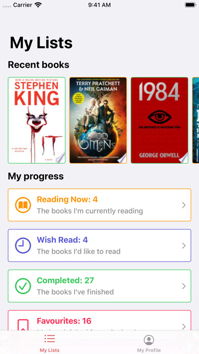 Emulate iPhone app Must Read – The Book Tracker using MyAndroid