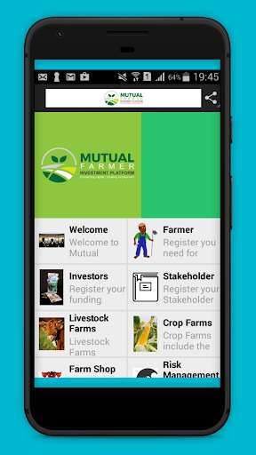 Run android online APK Mutual Farmer from MyAndroid or emulate Mutual Farmer using MyAndroid