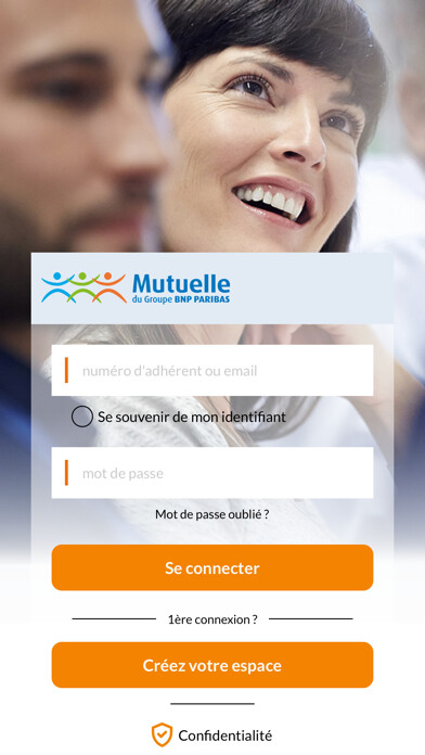 Emulate iPhone app Mutuelle BNPP using MyAndroid