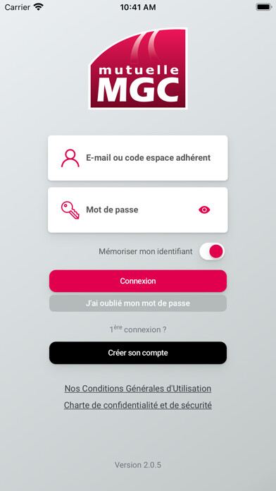 Emulate iPhone app Mutuelle MGC – Espace Adhérent using MyAndroid Emulate iPhone app Mutuelle MGC – Espace Adhérent using MyAndroid