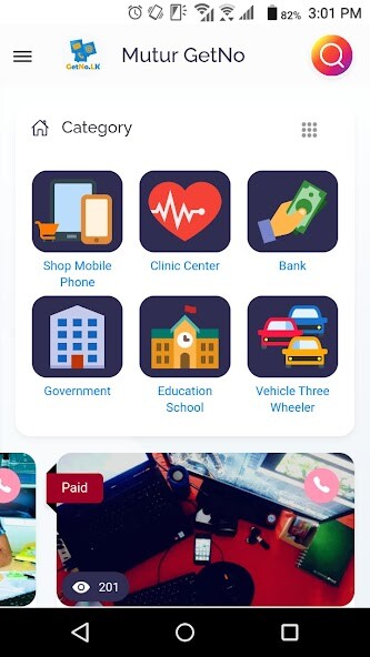 Run android online APK Mutur GetNo from MyAndroid or emulate Mutur GetNo using MyAndroid