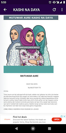 Run android online APK Mutuwar Aure Hausa Novels (Yafaru A Gaske) from MyAndroid or emulate Mutuwar Aure Hausa Novels (Yafaru A Gaske) using MyAndroid Run android online APK Mutuwar Aure Hausa Novels (Yafaru A Gaske) from MyAndroid or emulate Mutuwar Aure Hausa Novels (Yafaru A Gaske) using MyAndroid