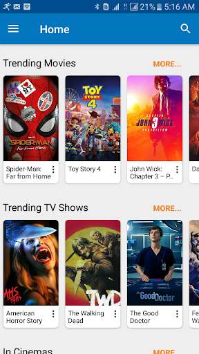 Run android online APK Muvi: The Movie Guide from MyAndroid or emulate Muvi: The Movie Guide using MyAndroid