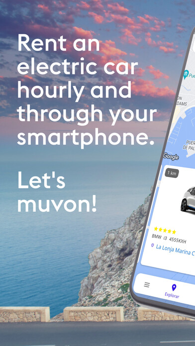 Emulate iPhone app Muvon Carsharing using MyAndroid