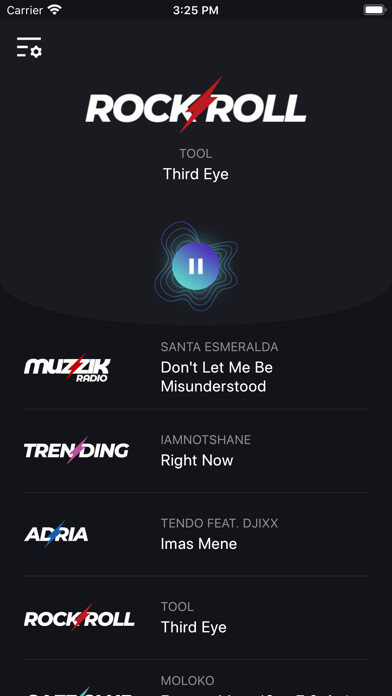 Emulate iPhone app MUZZIK RADIO using MyAndroid