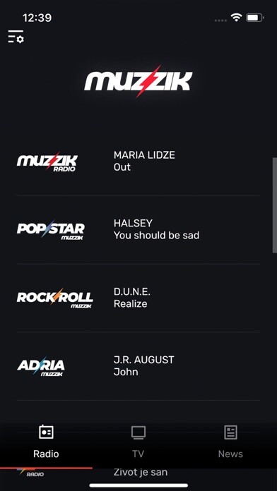 Emulate iPhone app MUZZIK TV using MyAndroid