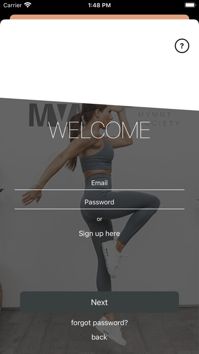 Emulate iPhone app MVMNT Society using MyAndroid Emulate iPhone app MVMNT Society using MyAndroid