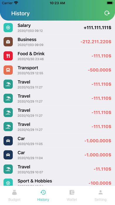 Emulate iPhone app mWallet - Money Saver using MyAndroid Emulate iPhone app mWallet - Money Saver using MyAndroid