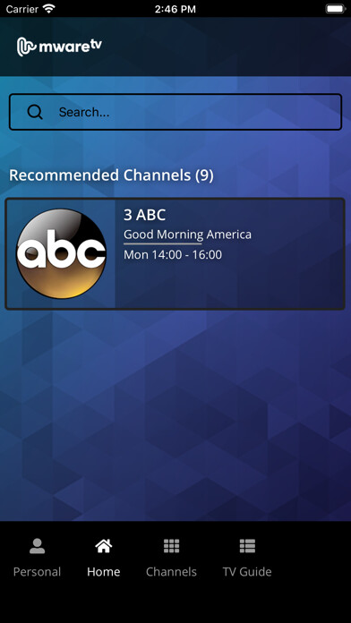 Emulate iPhone app MwareTV using MyAndroid
