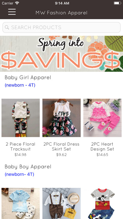 Emulate iPhone app MW Fashion Apparel using MyAndroid Emulate iPhone app MW Fashion Apparel using MyAndroid