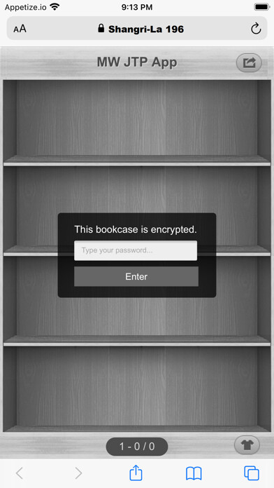 Emulate iPhone app MW JTP App using MyAndroid