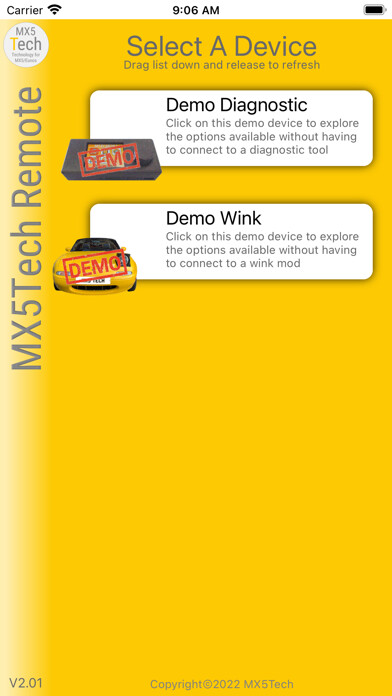 Emulate iPhone app MX5 Tech Remote using MyAndroid Emulate iPhone app MX5 Tech Remote using MyAndroid
